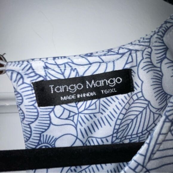 Tango Mango Floral Print Sleeveless Swing Tunic Dress - Picture 10 of 13